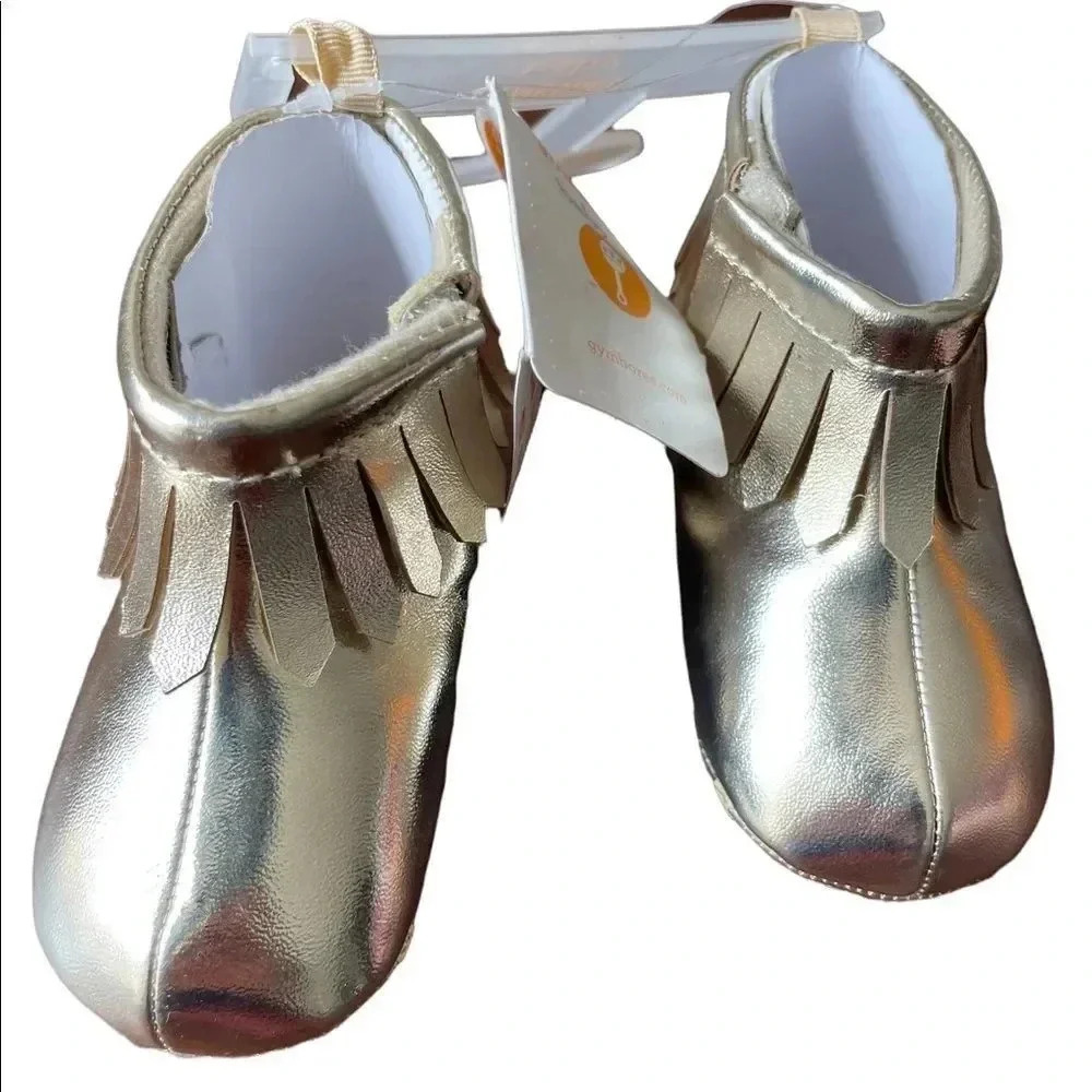 Gymboree Gold Baby Crib Booties